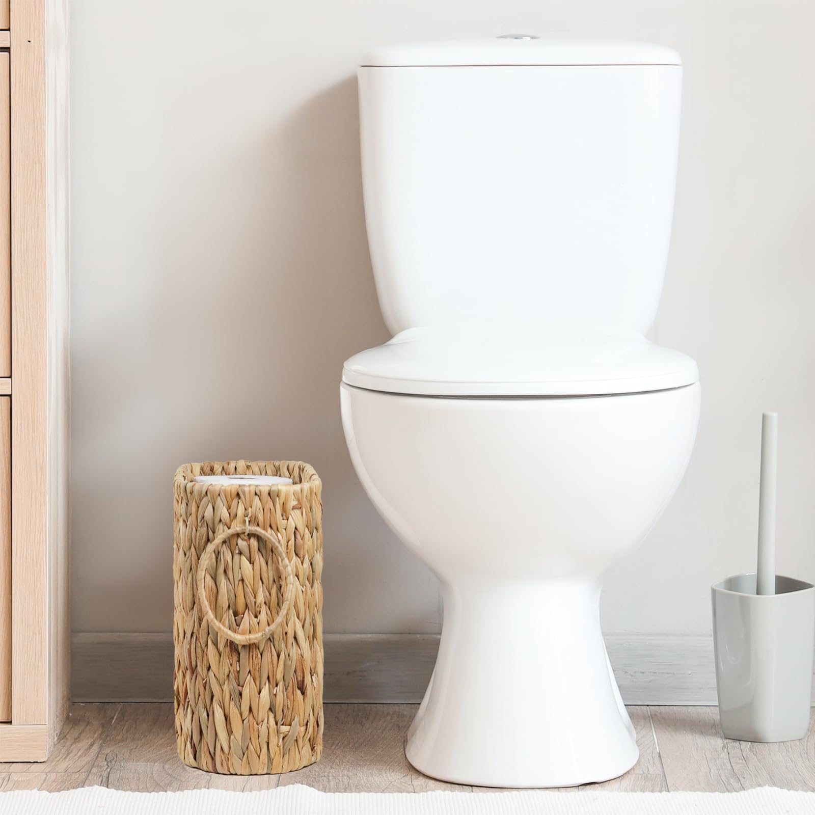ORDELITE multi-use storage basket also works for towels or magazines.