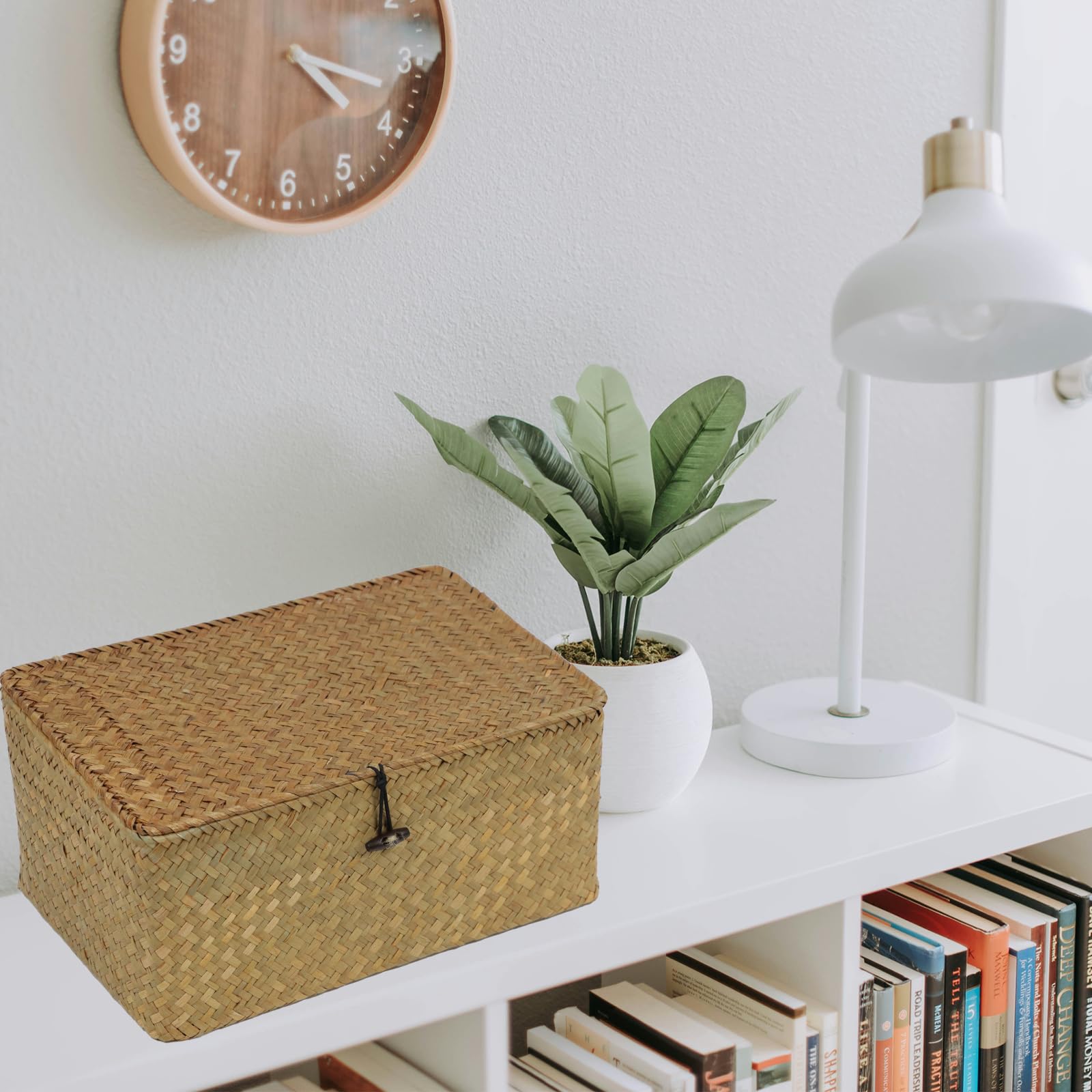 ORDELITE storage basket stackable design saves space when not in use.
