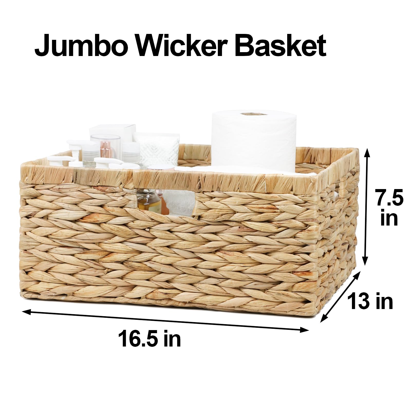 ORDELITE water hyacinth basket extra large for pantry organization