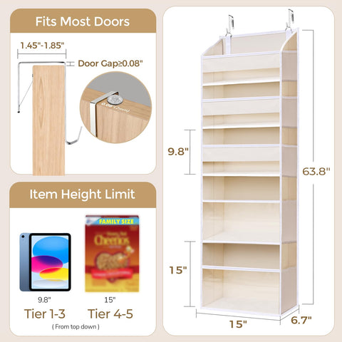 Ordovibe beige door storage adds calm, modern style to a room