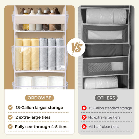 Ordovibe clear-window pockets provide quick visibility of items