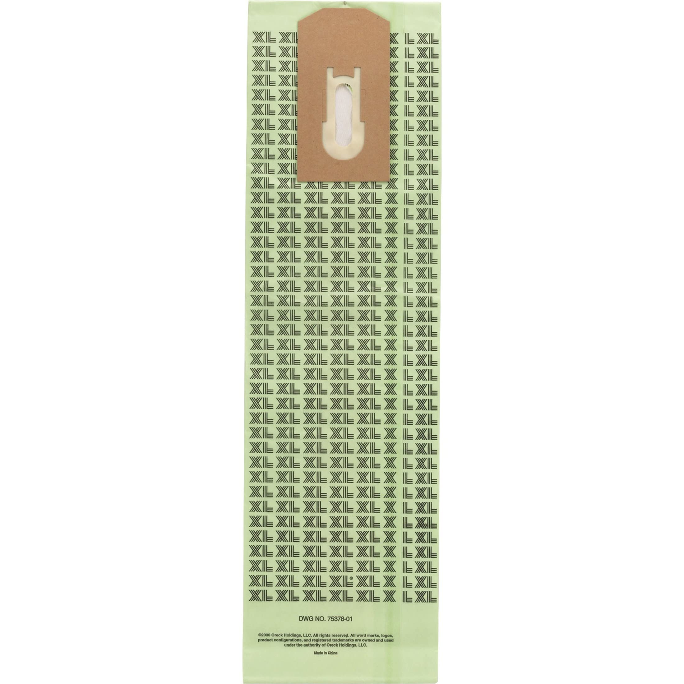 Oreck Commercial XL bag pack for U2000 uprights enhances filtration and easy replacement