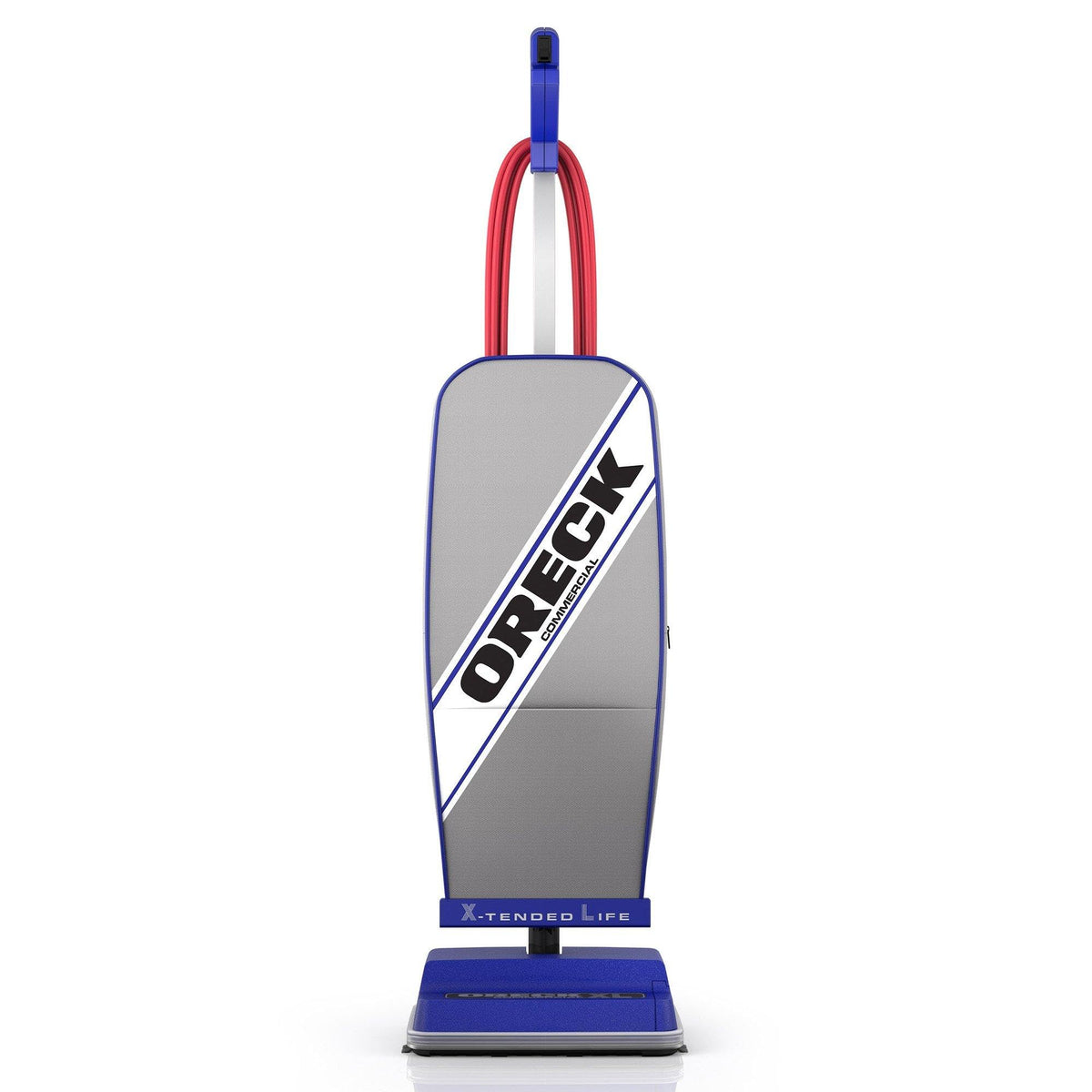 Oreck Commercial XL vacuum bagged design for deep-cleaning carpets and hard floors.