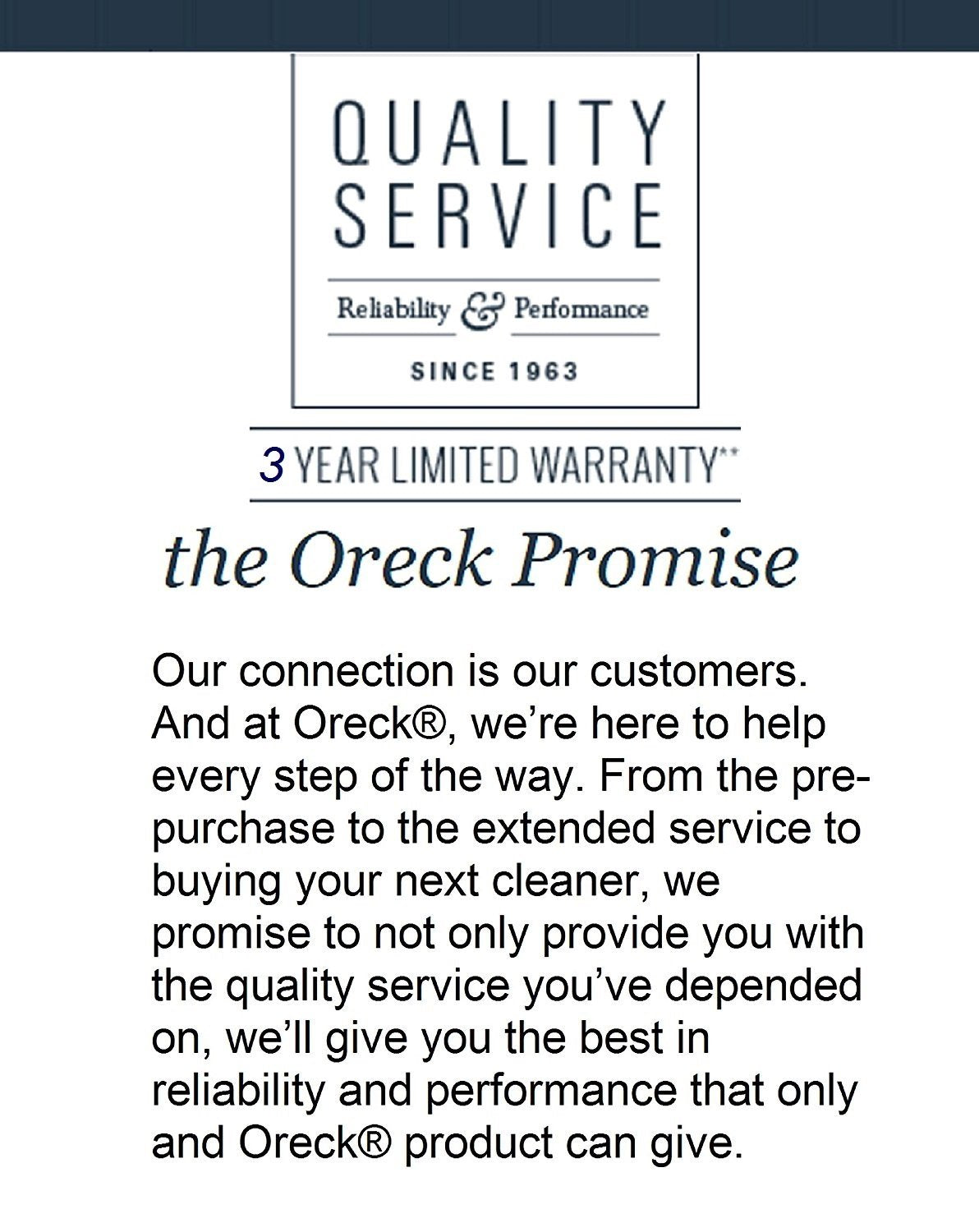 Oreck Compact with 20ft cord extends reach for whole-room cleaning.