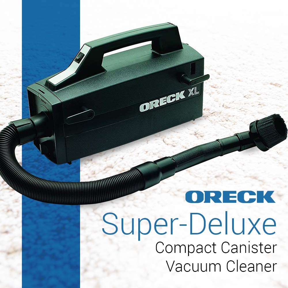 Oreck Super-Deluxe attachments set enables cleaning from computers to chandeliers