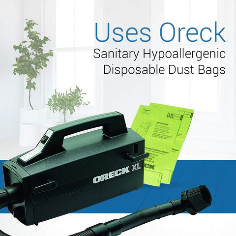 Oreck Super-Deluxe compact storage fits tight spaces