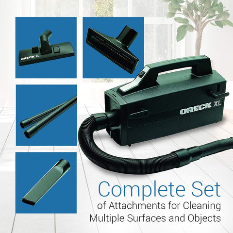 Oreck Super-Deluxe lightweight design for easy transport