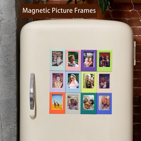 Orga'Neat magnetic photo frame close-up shows vibrant color and secure grip.