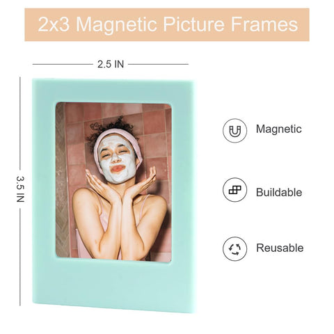 Orga'Neat frames linked together to create a customizable Instax display.