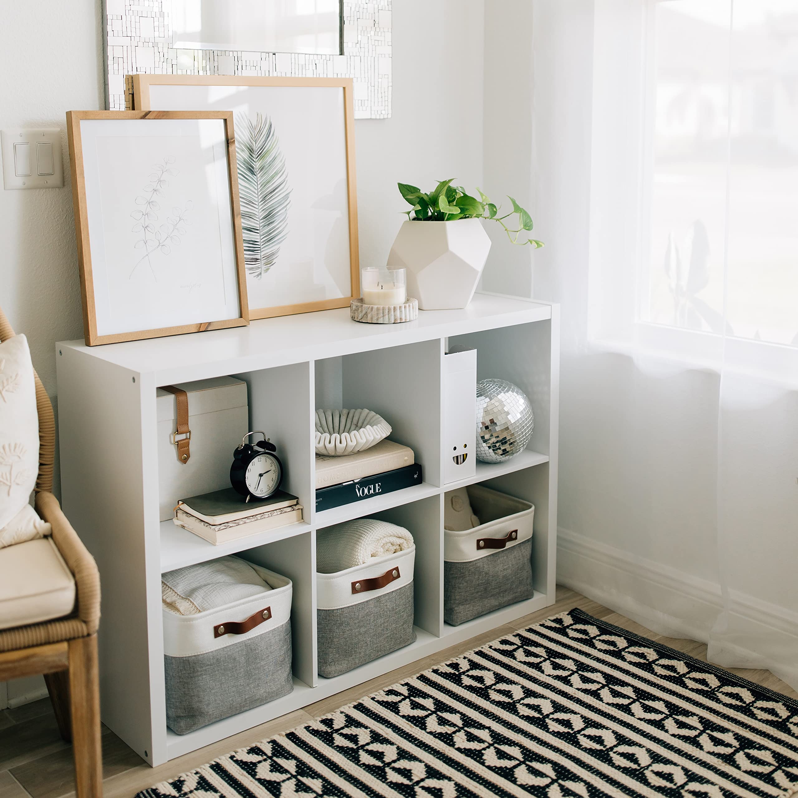 OrganiHaus 3-pack for shelves provides coordinated storage across spaces.