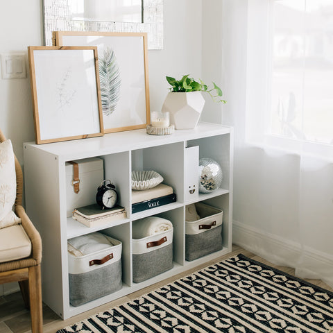 OrganiHaus 3-pack for shelves provides coordinated storage across spaces.