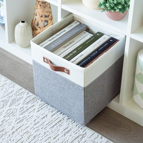 OrganiHaus canvas texture close-up for stylish home organization.