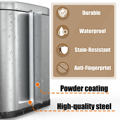 Organizelink matte black finish suits indoor or outdoor spaces.