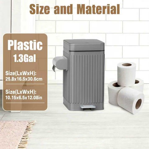 Organizelink outdoor-ready 5L bin resists UV and weather.