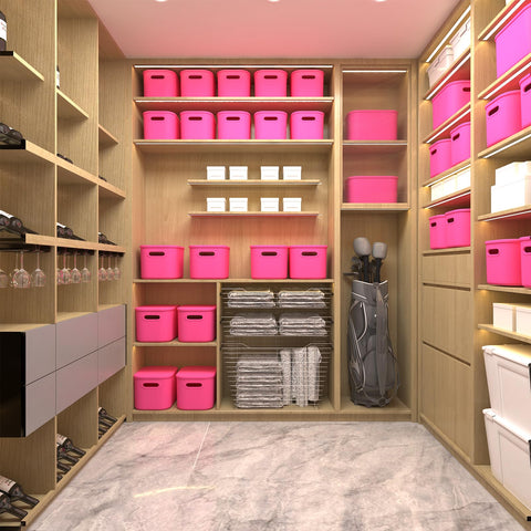ORGIDOL bathroom storage bin neatly stores toiletries