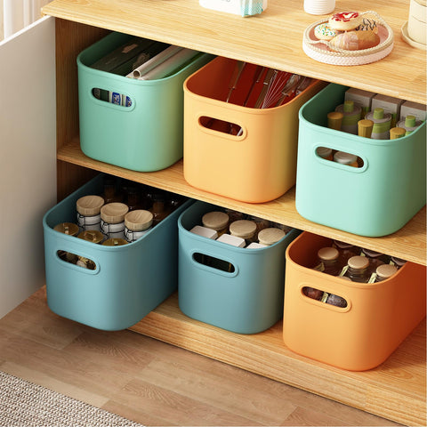 ORGIDOL durable bin with nestable design for flexible room organization