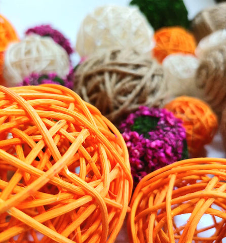 OrgMemory moss balls provide natural color and lightweight filler for bowls