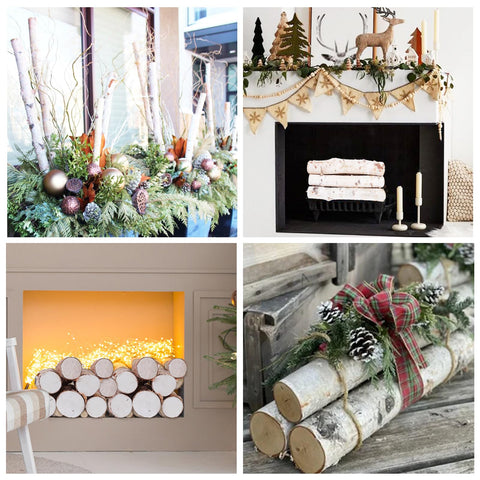 OriCre birch logs ideal for crafts and DIY projects.