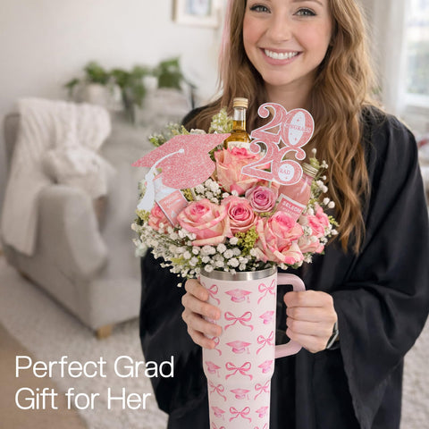 Oriental Cherry bouquet-kit components ready to customize a thoughtful gift.