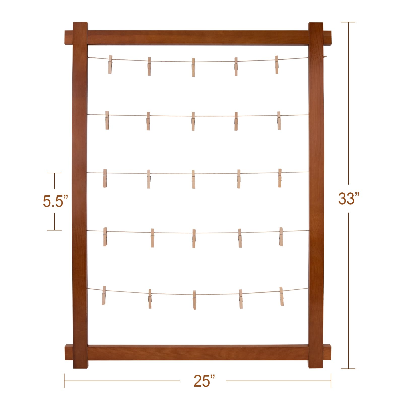 Oriental Cherry wooden panel 33x24 holds 25 photos.