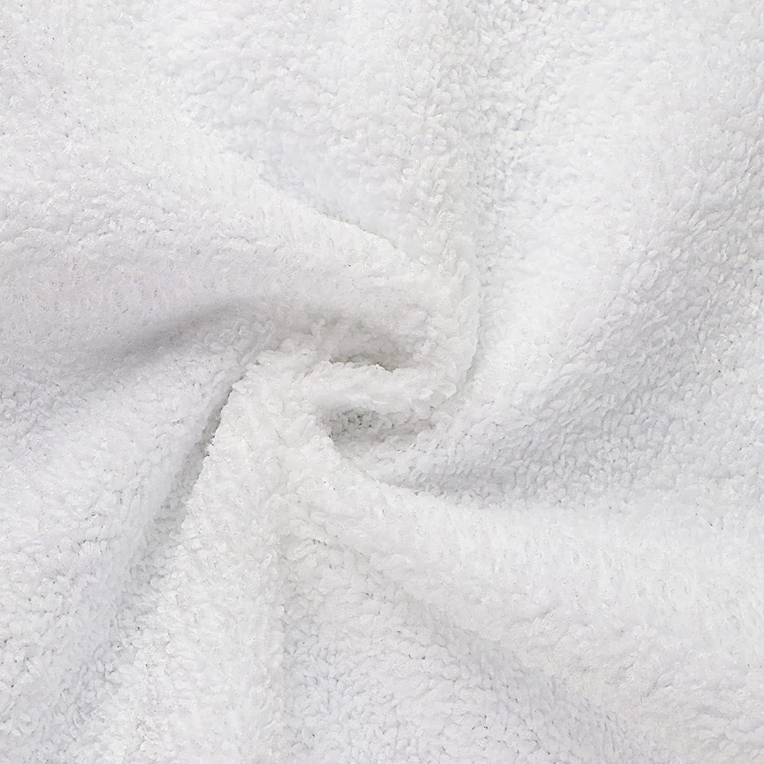 Orighty 100-pack washcloths, bulk value, soft fibers for gentle cleansing.