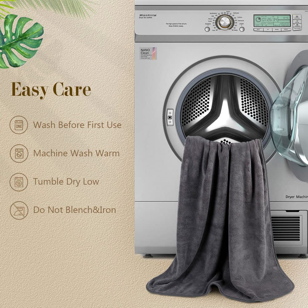 Orighty bath towels 27 by 54 inches, highly absorbent and quick-drying.
