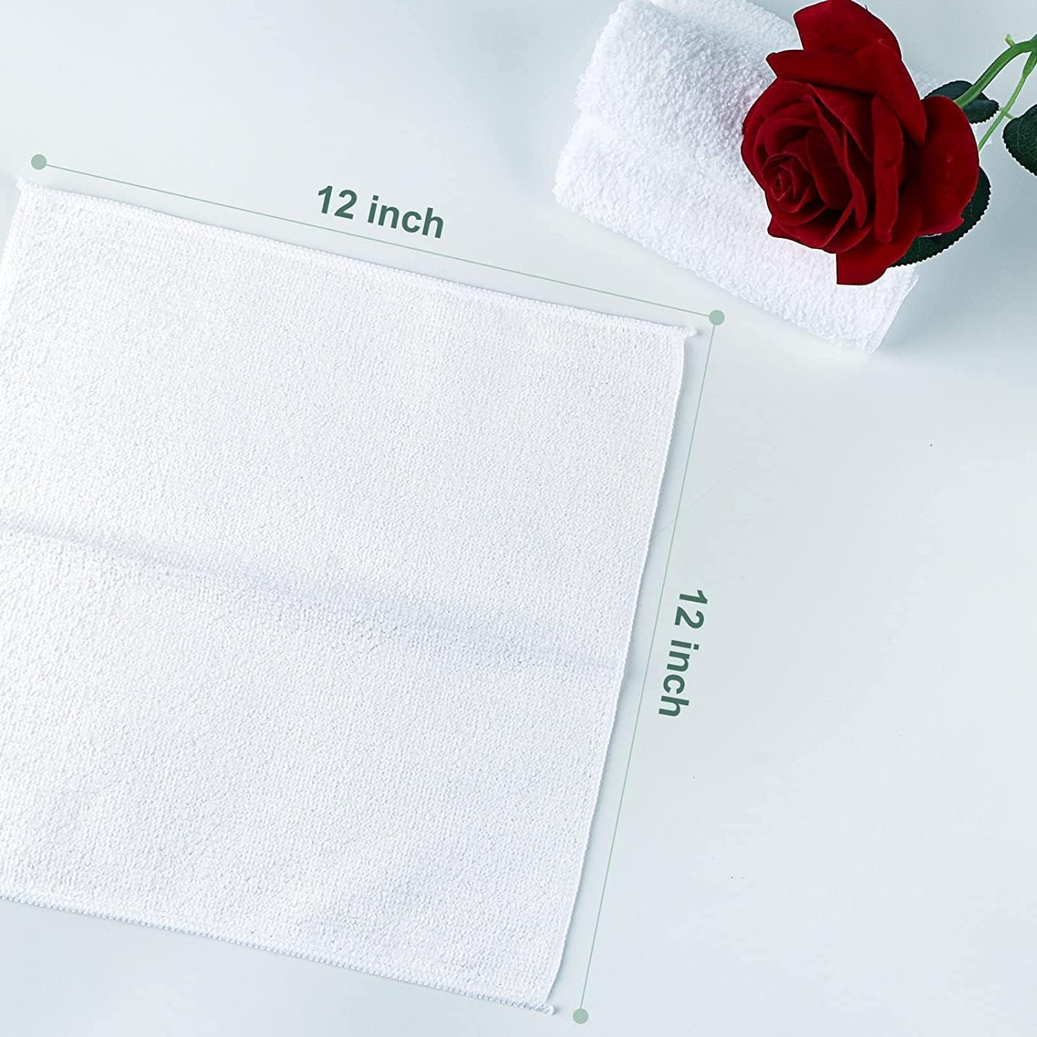 Orighty face towels 12x12 microfiber, multipurpose for face and hands.