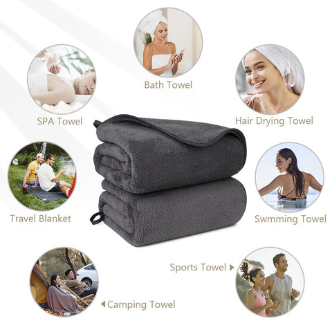 Orighty towels arrive in vacuum-compressed packaging for space-saving storage.