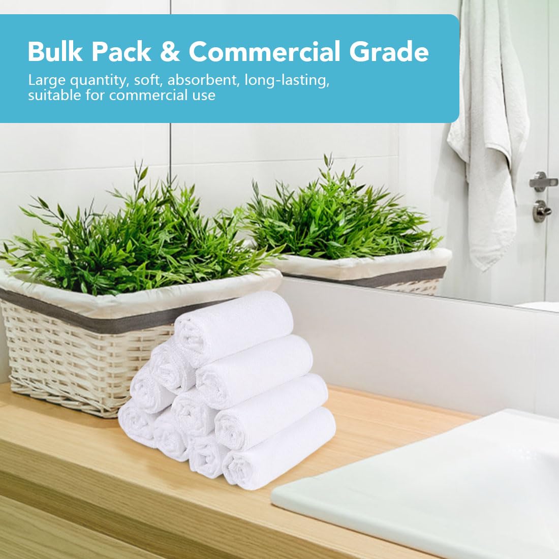 Orighty wash cloths ideal for gym, spa, hotel, and travel routines.