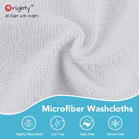 Orighty wash cloths multi-purpose for face, hands, and kitchen tasks.