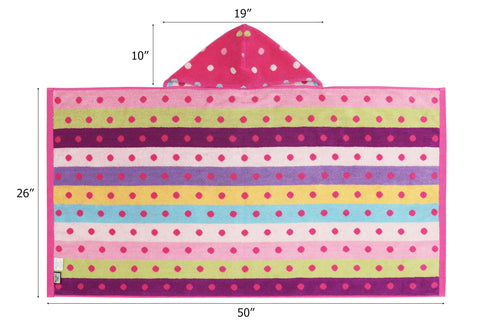 Original Kids hooded towel wrap hood detail highlighting soft snug warmth after bathing