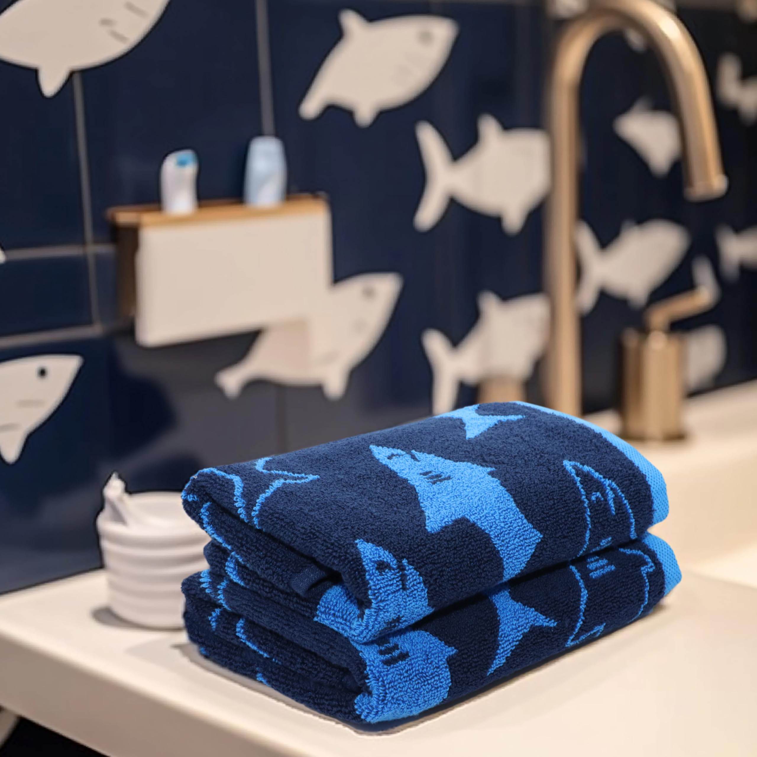 Original Kids soft combed cotton towels emphasize quick-dry performance.