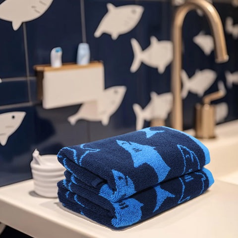 Original Kids soft combed cotton towels emphasize quick-dry performance.