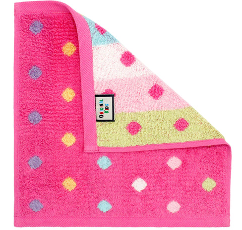 ORIGINAL KIDS wash cloth vibrant color dyed design stays bright wash after wash
