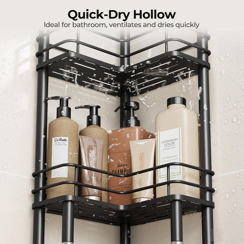 Orimade Caddy tall bottle fit helps declutter shower shelves.