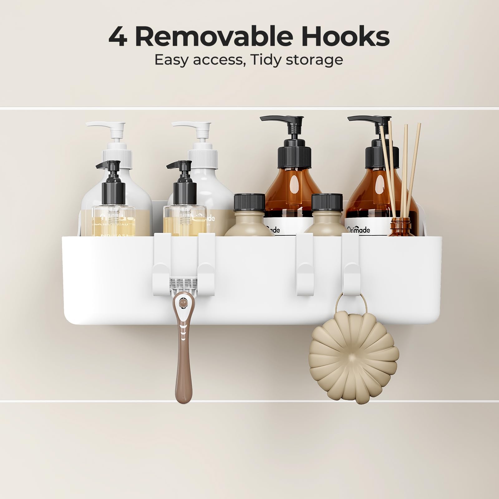Orimade shower caddy ideal for dorms, RVs, and compact spaces