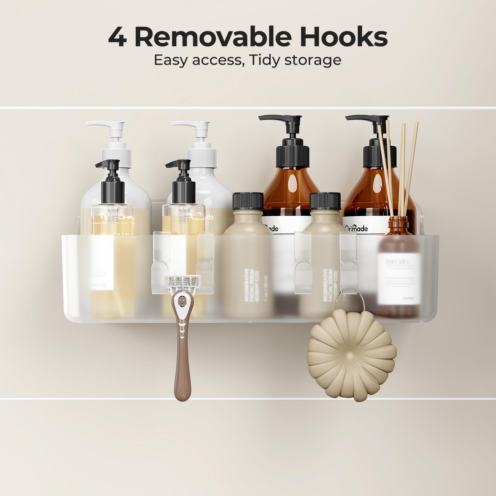 Orimade compact design fits small bathrooms, dorms, or RV showers.