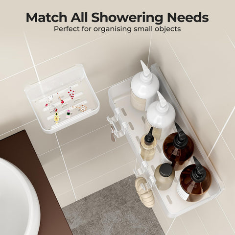 Orimade soap dish from the 3-pack placed for easy shower-side access.