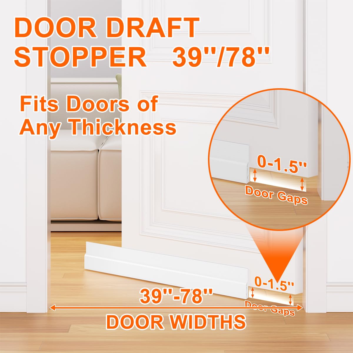 Ormein triple arc design reduces outside noise for quieter rooms.
