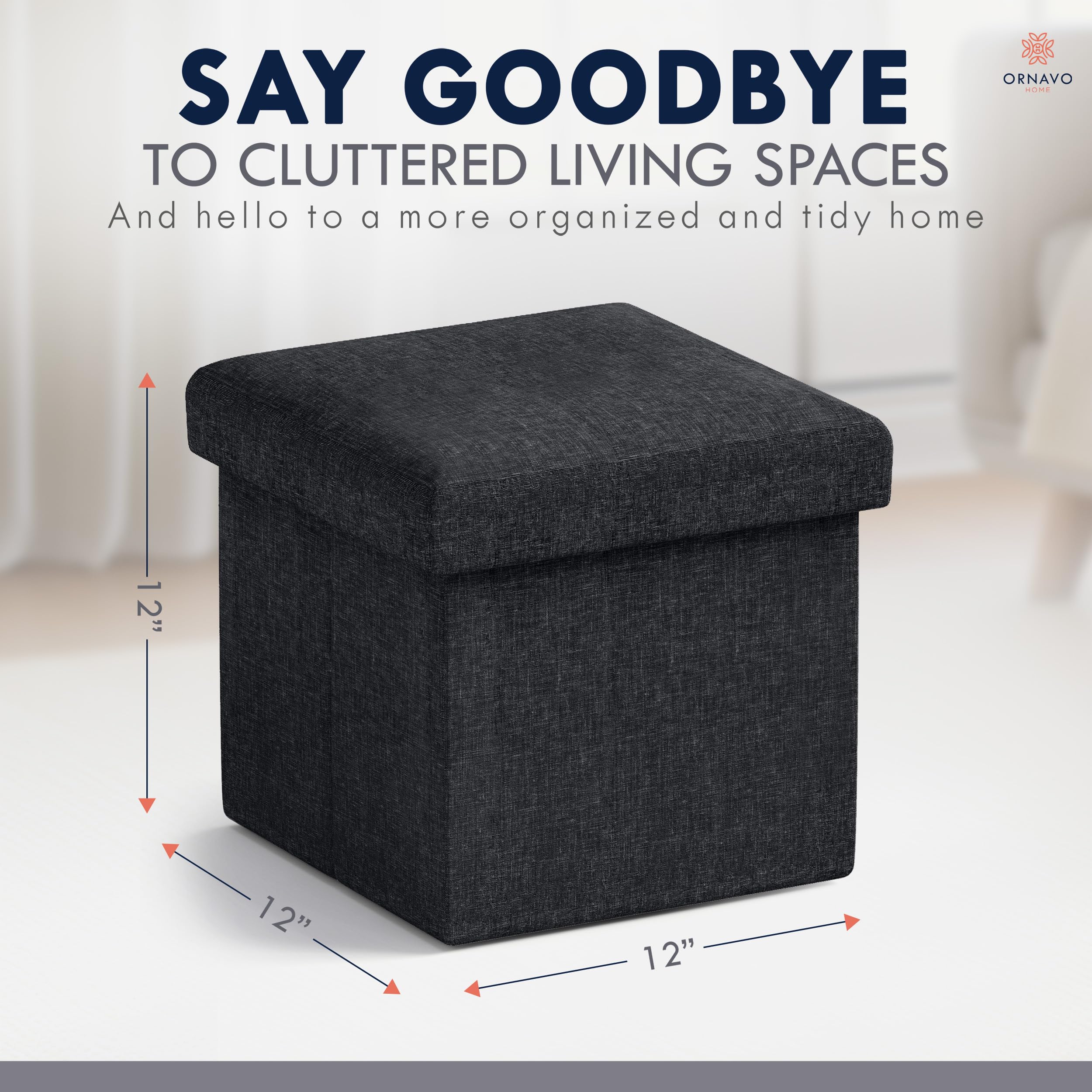 Ornavo Home ottoman as foot-rest demonstrates versatile relaxation option.