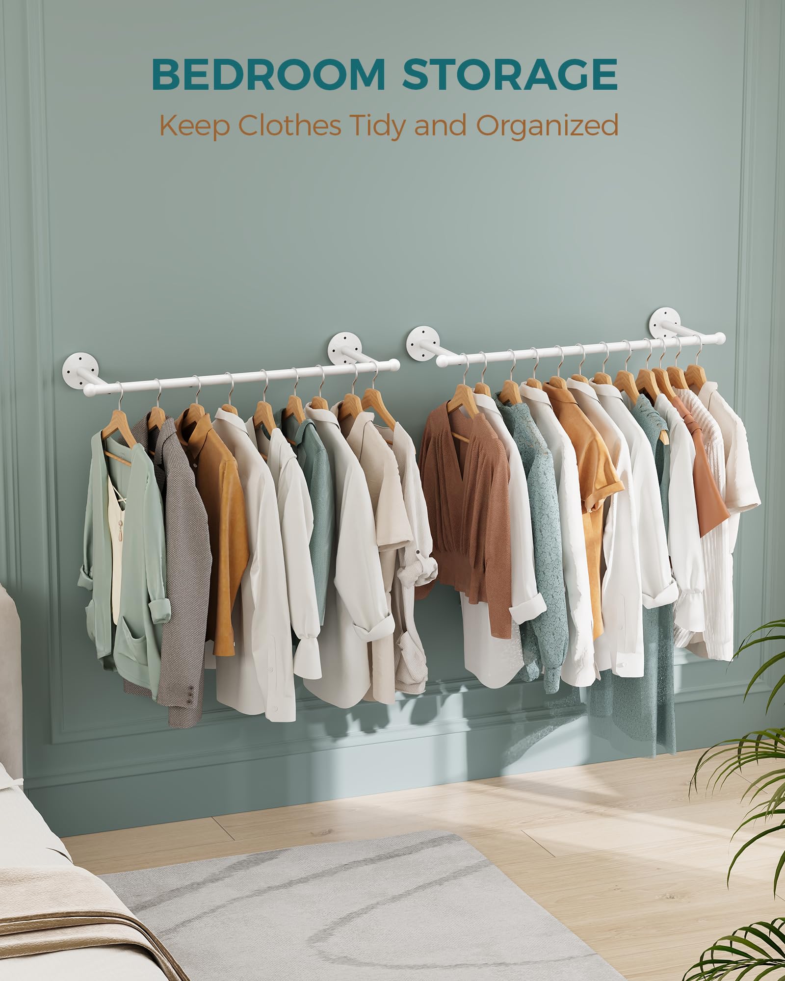 Versatile OROPY rack suitable for bedroom or laundry room applications