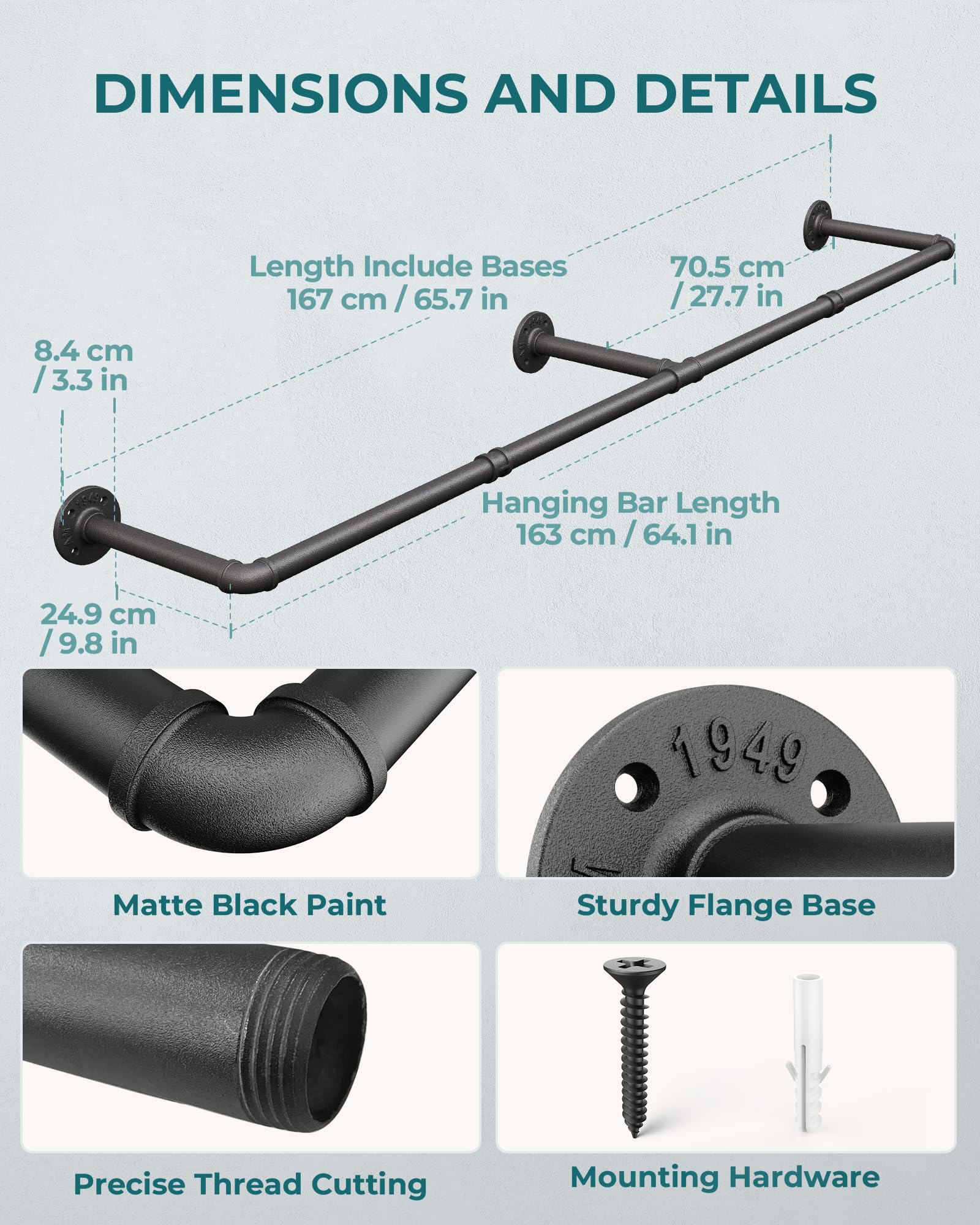 OROPY rack in use shows visible hanging space and wrinkle-minimizing setup