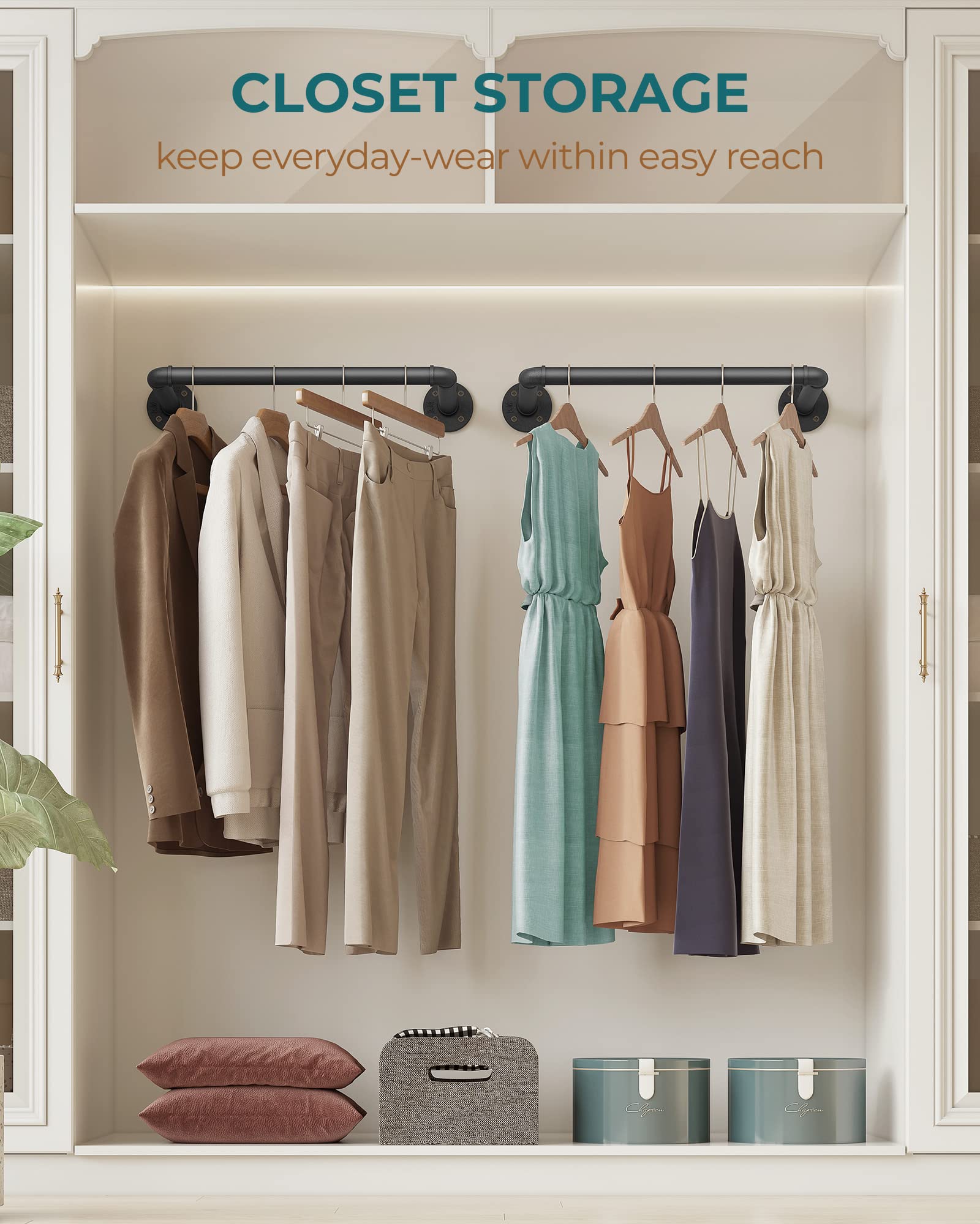 OROPY Packaging-ready design includes clear mounting hardware for easy setup.