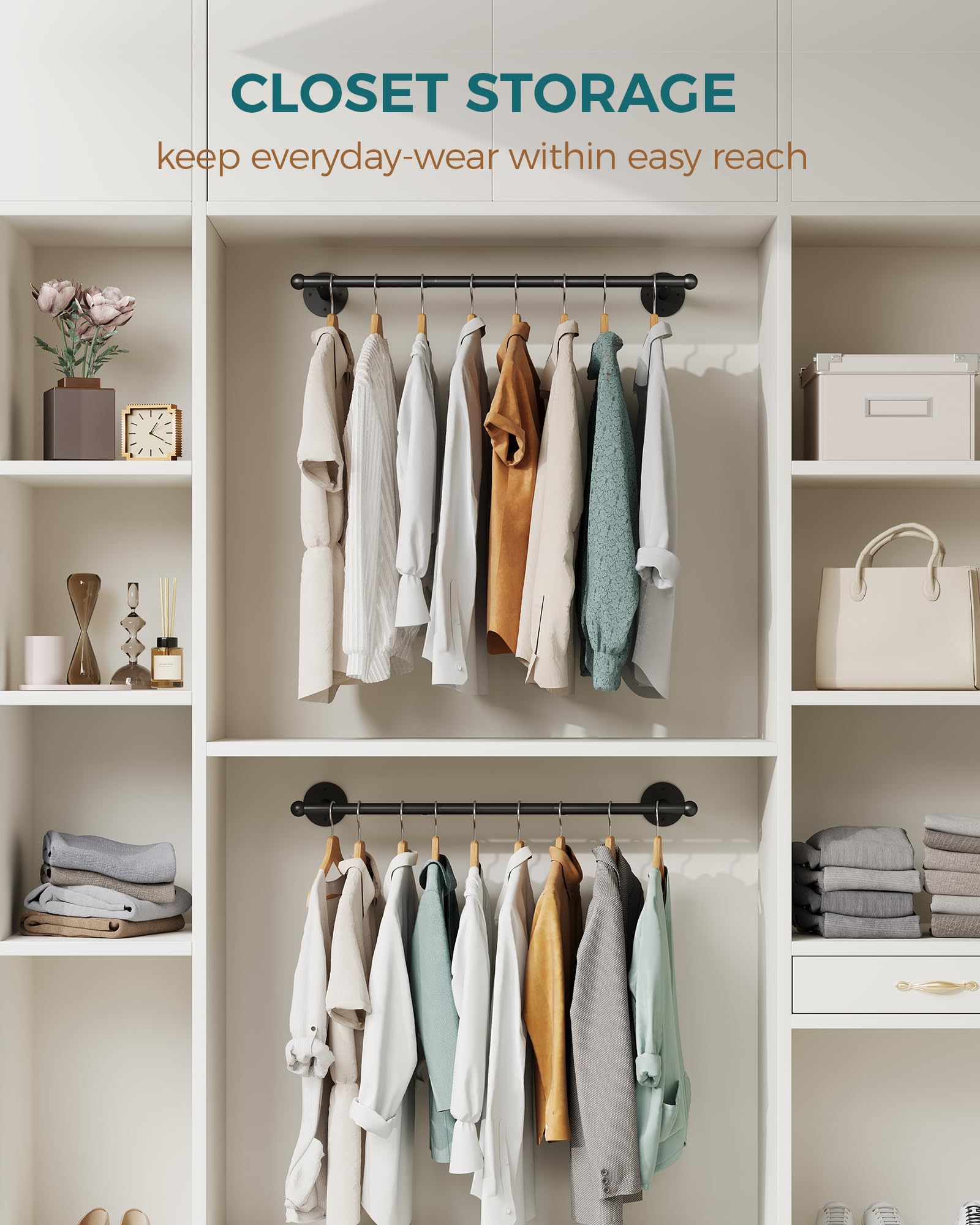 OROPY organization solution for bedrooms, laundry rooms and closets with sturdy capacity