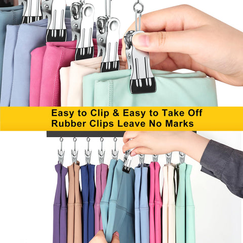 ORROENS anti-slip clips protect fabrics while securely gripping leggings and jeans.