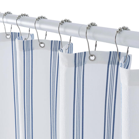 ORTIGIA included metal hooks ensure smooth, quiet curtain gliding