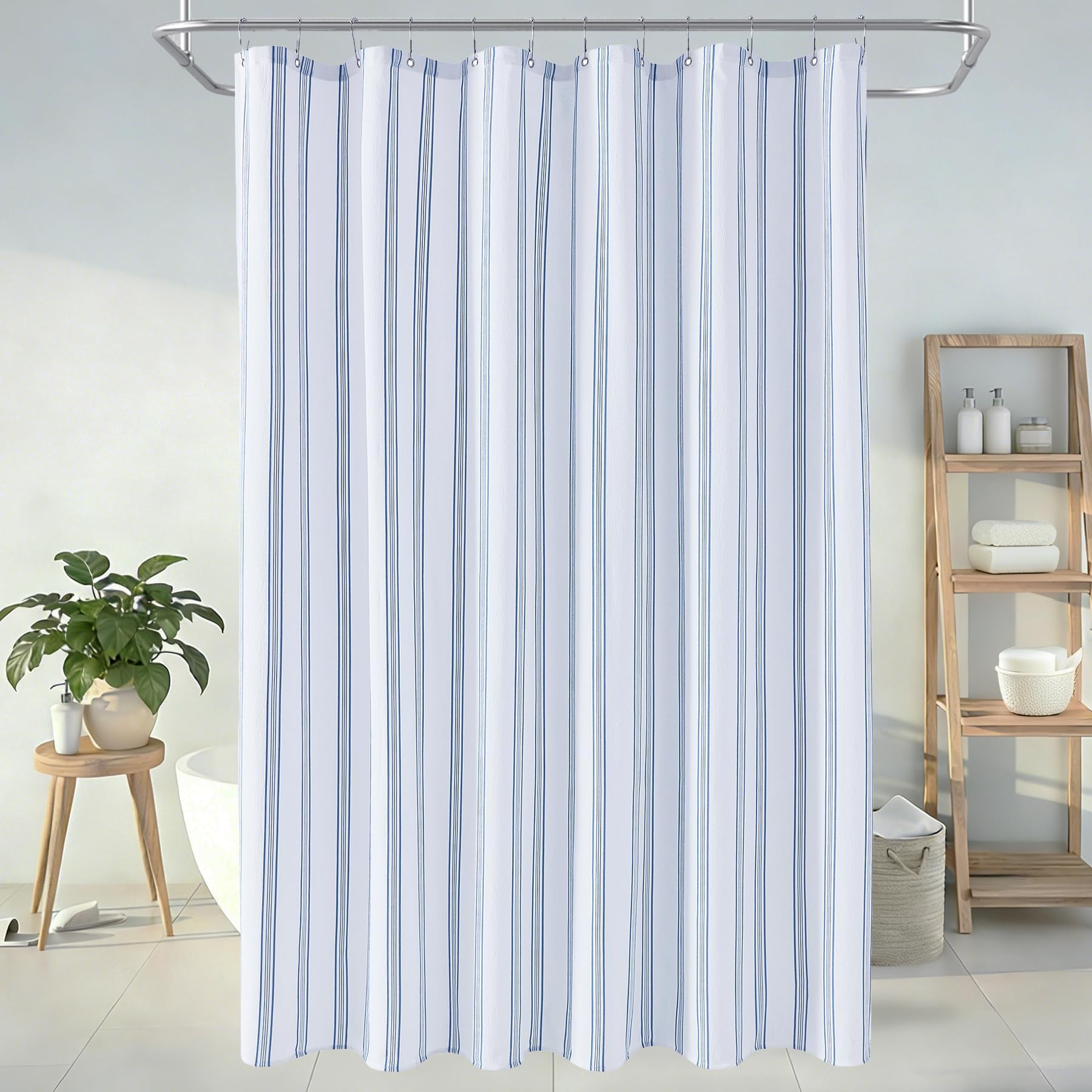 ORTIGIA minimalist striped design suits modern farmhouse bathrooms