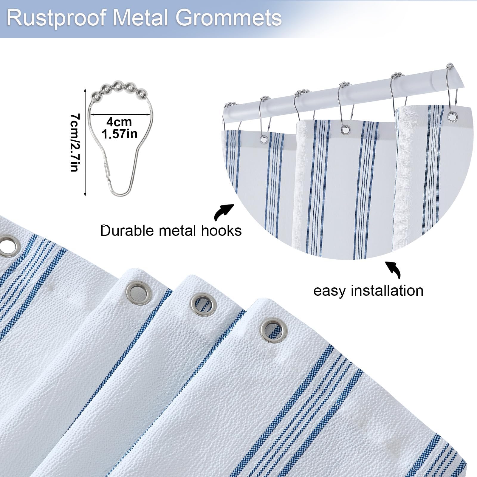 ORTIGIA waterproof and quick-drying design keeps your bathroom fresh