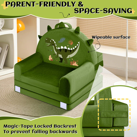 ORWIPO Crystal velvet upholstery on the sofa bed for soft comfort.