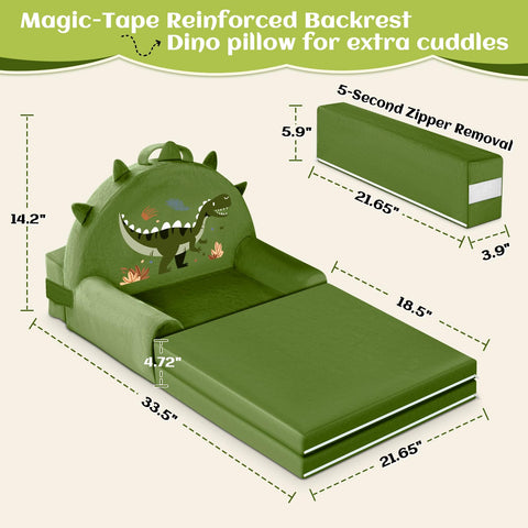 ORWIPO Travel-ready bed mode supports sleepovers and daycare naps.
